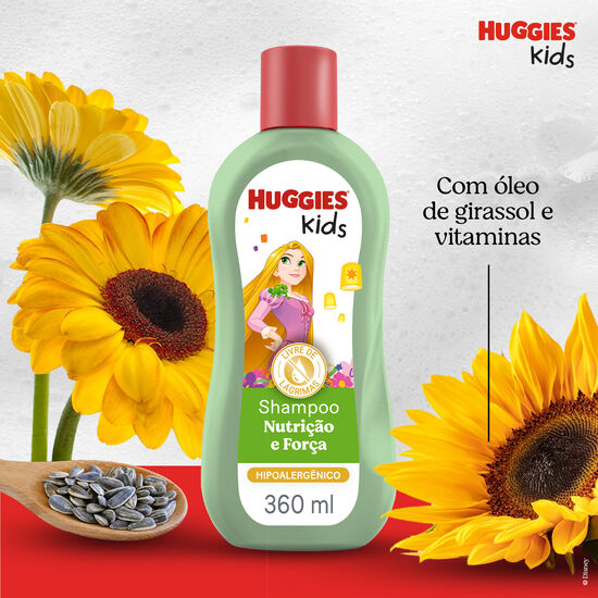 Shampoo Huggies Kids Nutrição e Força Enrolados - 360 ml